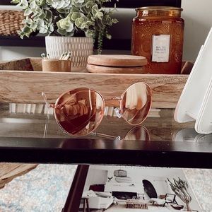 cutest pink reflective sunnies